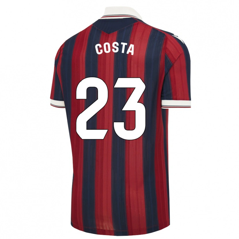 Danxen Uomo Maglia Manuel Costa #23 Blu Notte Rosso Kit Gara Home 2026/27 Maglietta