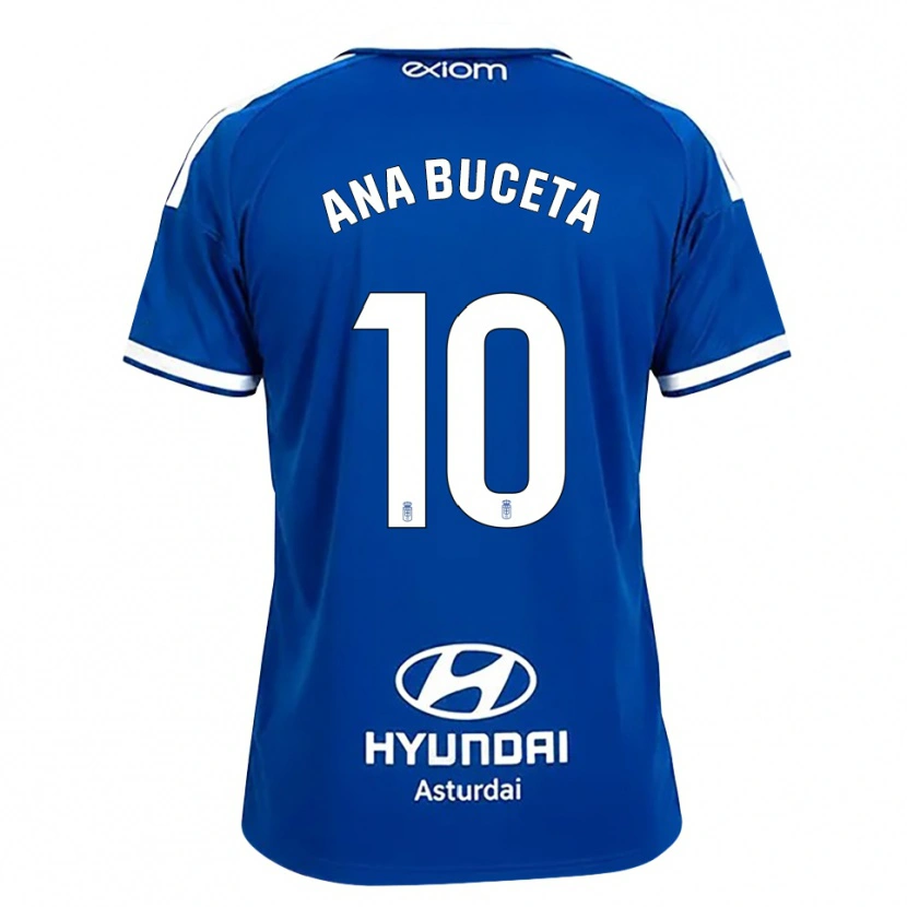 Danxen Uomo Maglia Ana Buceta #10 Blu Medio Bianco Kit Gara Home 2026/27 Maglietta