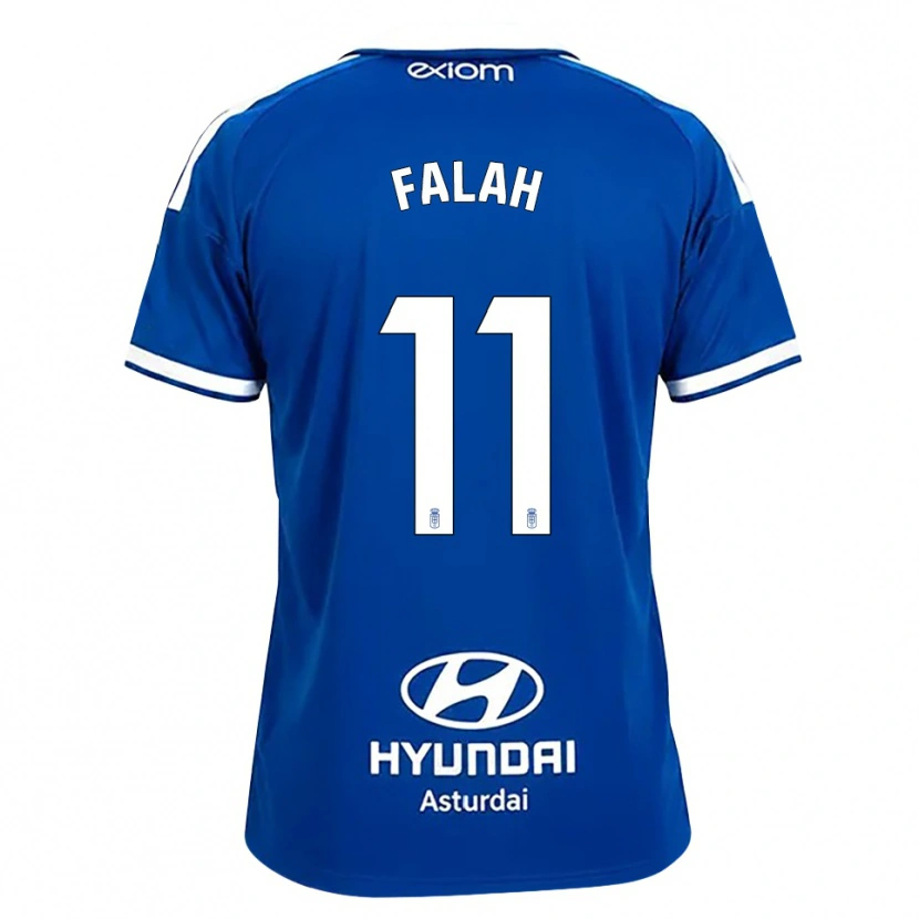 Danxen Uomo Maglia Omar Falah #11 Blu Medio Bianco Kit Gara Home 2026/27 Maglietta