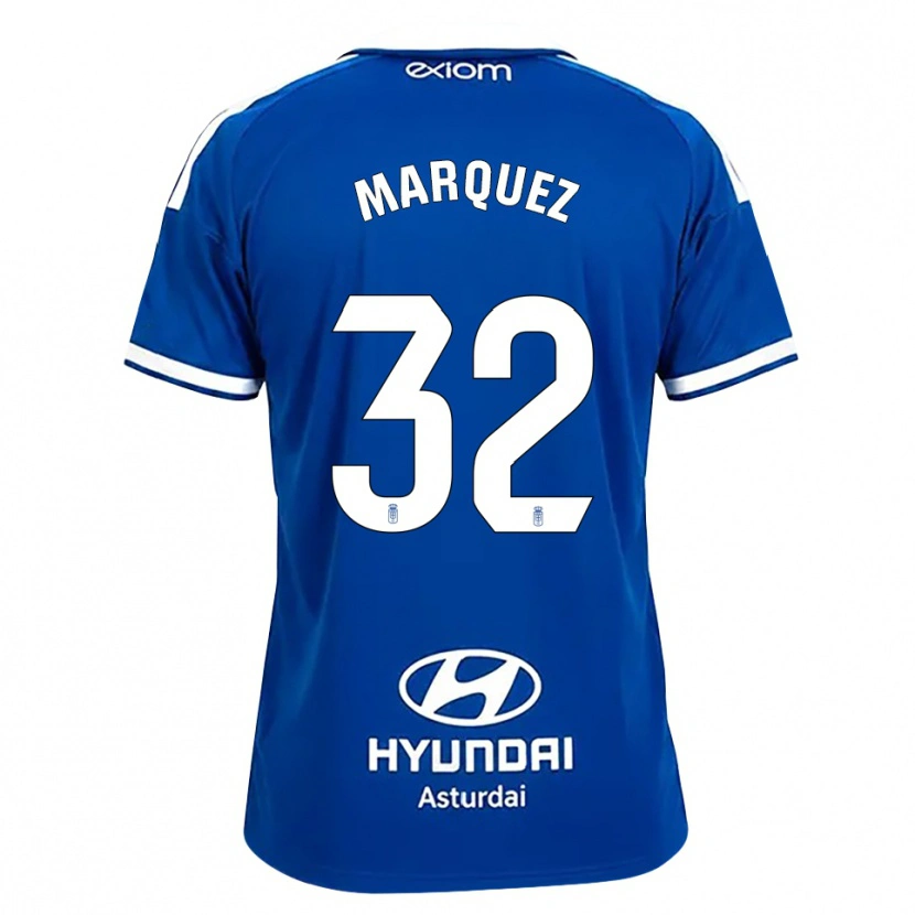 Danxen Uomo Maglia Gerard Marquez #32 Blu Medio Bianco Kit Gara Home 2026/27 Maglietta