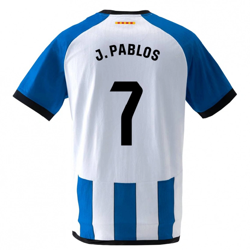 Danxen Uomo Maglia Judith Pablos Garrido #7 Blu Reale Bianco Kit Gara Home 2026/27 Maglietta
