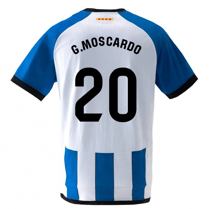 Danxen Uomo Maglia Gabriel Moscardo #20 Blu Reale Bianco Kit Gara Home 2026/27 Maglietta