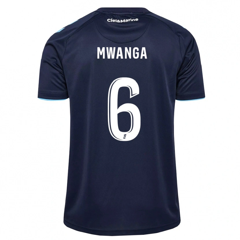 Danxen Uomo Maglia Junior Mwanga #6 Blu Fiordaliso Blu Notte Kit Gara Home 2026/27 Maglietta