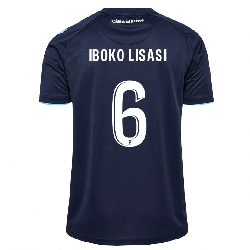 Danxen Uomo Maglia Malachie Iboko Lisasi #6 Blu Fiordaliso Blu Notte Kit Gara Home 2026/27 Maglietta