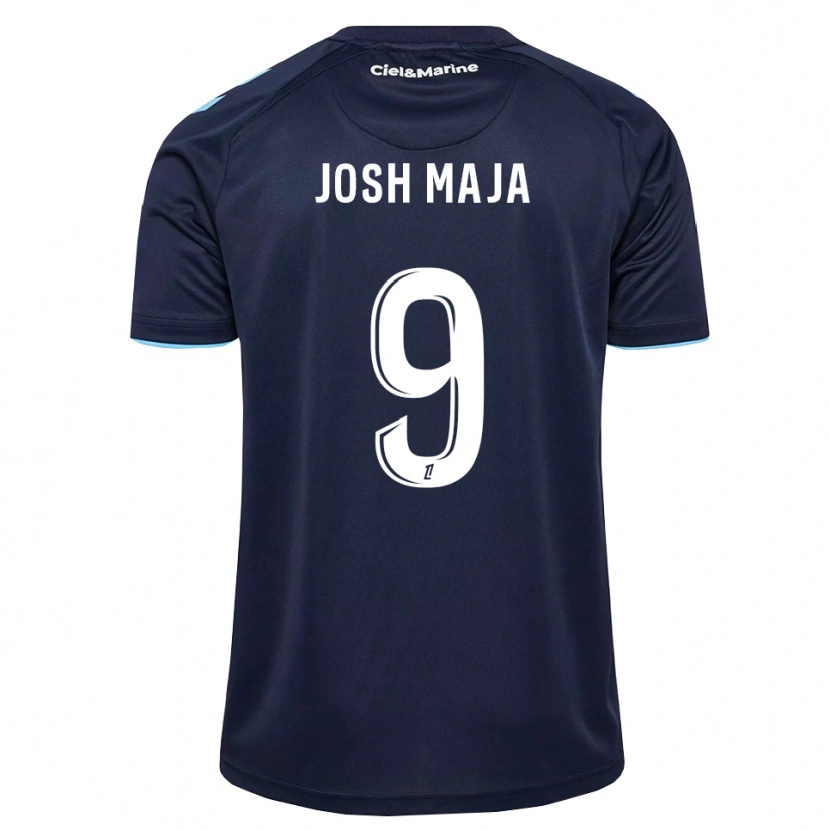 Danxen Uomo Maglia Josh Maja #9 Blu Fiordaliso Blu Notte Kit Gara Home 2026/27 Maglietta