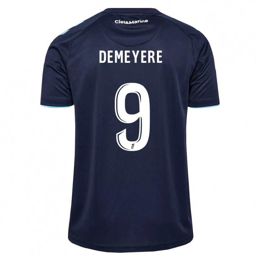 Danxen Uomo Maglia Silke Demeyere #9 Blu Fiordaliso Blu Notte Kit Gara Home 2026/27 Maglietta