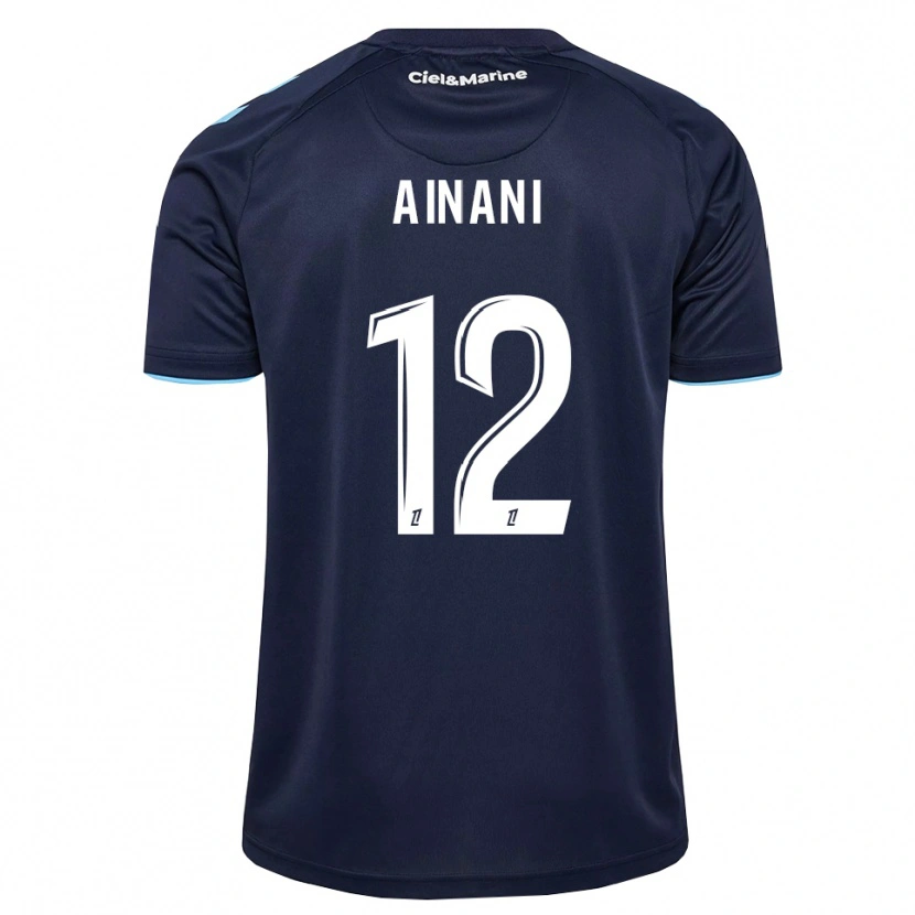 Danxen Uomo Maglia Sufyan Ainani #12 Blu Fiordaliso Blu Notte Kit Gara Home 2026/27 Maglietta
