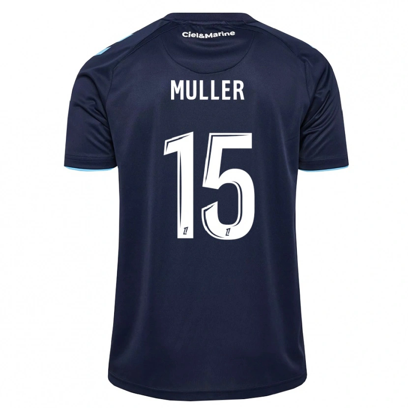 Danxen Uomo Maglia Laura Muller #15 Blu Fiordaliso Blu Notte Kit Gara Home 2026/27 Maglietta