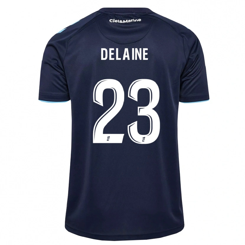 Danxen Uomo Maglia Thomas Delaine #23 Blu Fiordaliso Blu Notte Kit Gara Home 2026/27 Maglietta