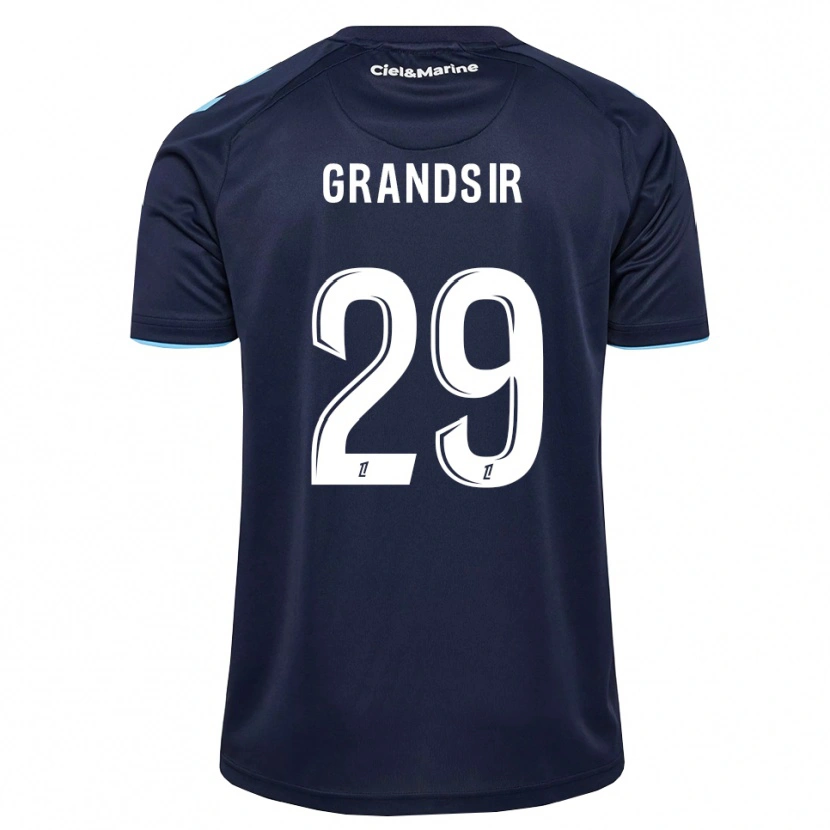 Danxen Uomo Maglia Samuel Grandsir #29 Blu Fiordaliso Blu Notte Kit Gara Home 2026/27 Maglietta