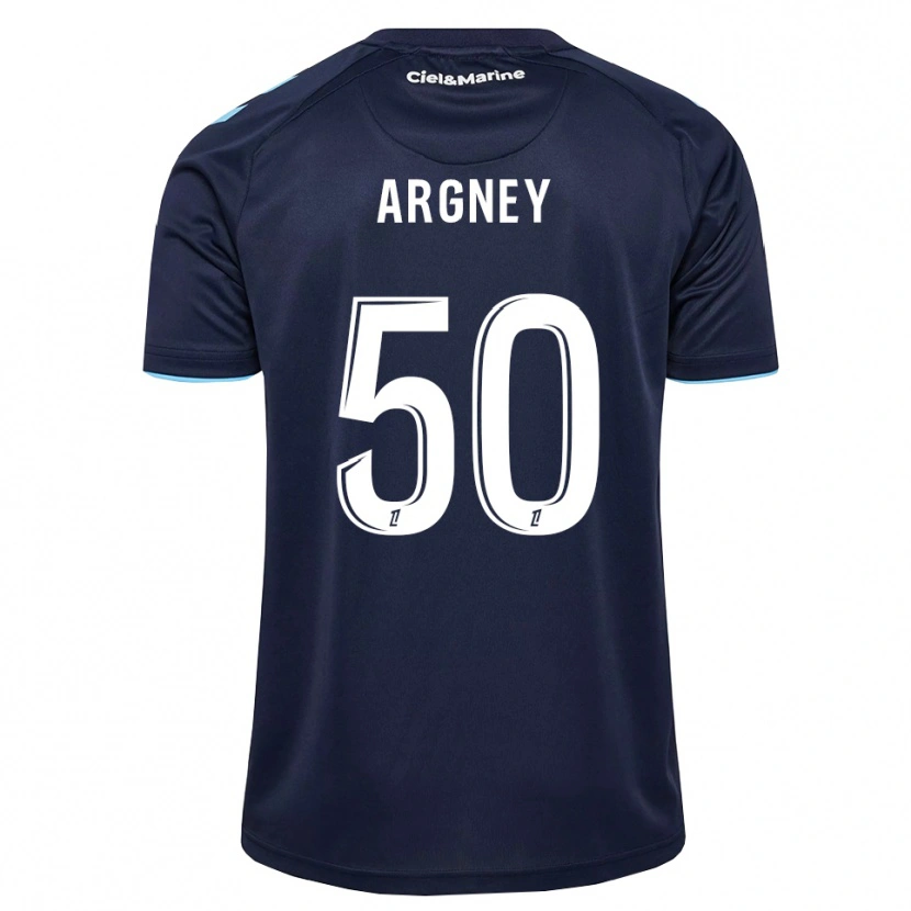 Danxen Uomo Maglia Paul Argney #50 Blu Fiordaliso Blu Notte Kit Gara Home 2026/27 Maglietta