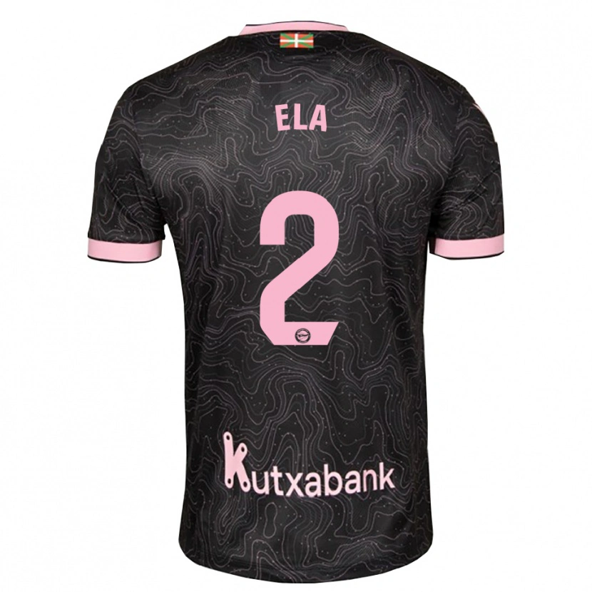 Danxen Uomo Maglia Noé Ela #2 Nero Rosa Kit Gara Away 2026/27 Maglietta