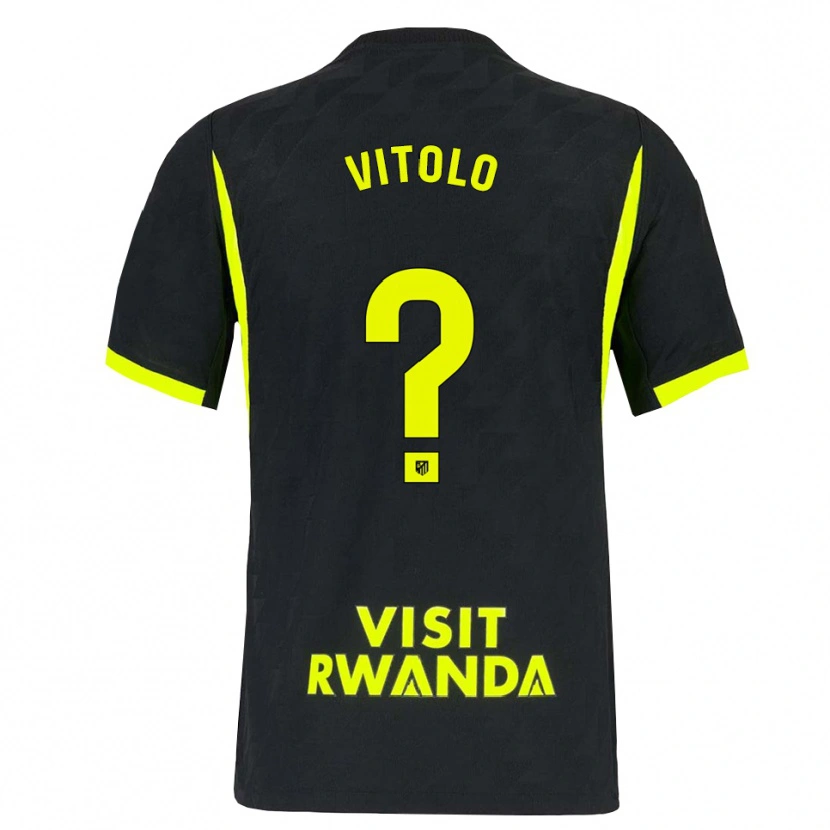 Danxen Uomo Maglia Vitolo #0 Verde Brillante Nero Kit Gara Away 2026/27 Maglietta