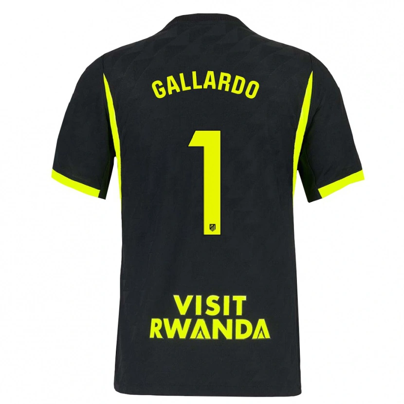 Danxen Uomo Maglia Lola Gallardo #1 Verde Brillante Nero Kit Gara Away 2026/27 Maglietta