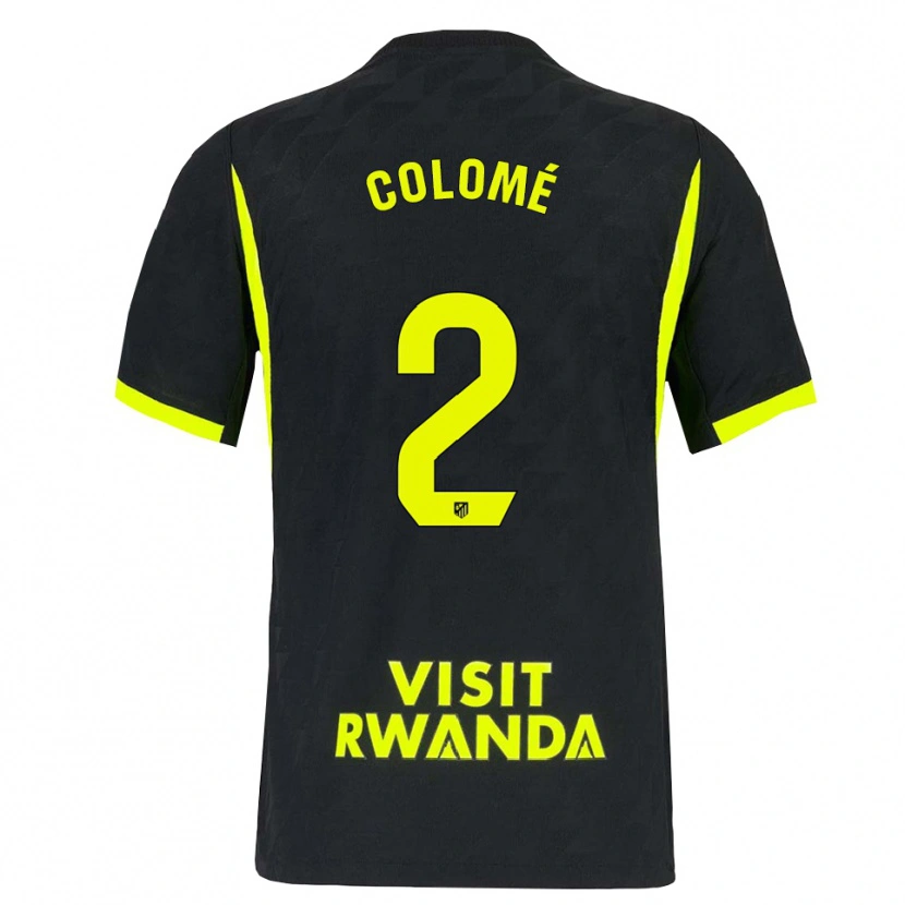 Danxen Uomo Maglia Jan Colomé #2 Verde Brillante Nero Kit Gara Away 2026/27 Maglietta