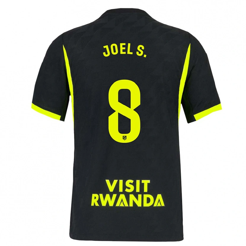 Danxen Uomo Maglia Joel Sánchez #8 Verde Brillante Nero Kit Gara Away 2026/27 Maglietta