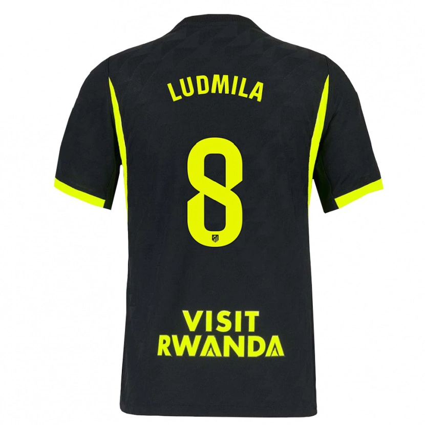 Danxen Uomo Maglia Ludmila #8 Verde Brillante Nero Kit Gara Away 2026/27 Maglietta