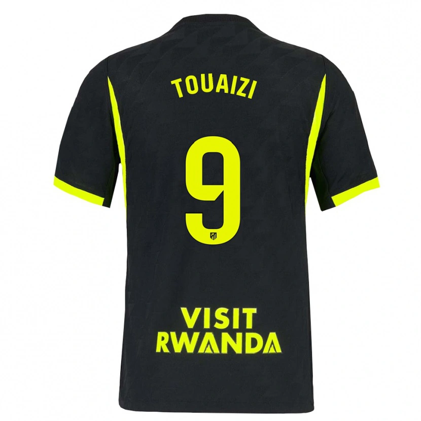 Danxen Uomo Maglia Nabil Touaizi #9 Verde Brillante Nero Kit Gara Away 2026/27 Maglietta