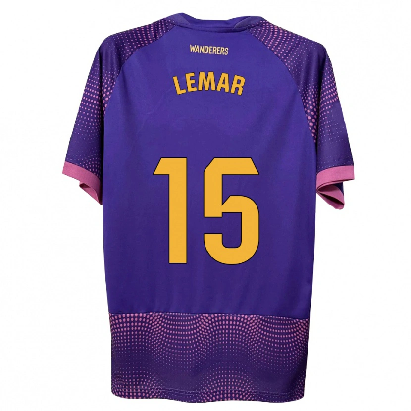Danxen Uomo Maglia Thomas Lemar #15 Viola Bianco Rosa Kit Gara Away 2026/27 Maglietta