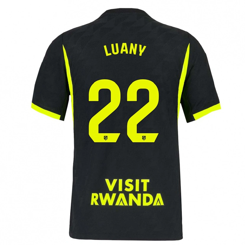 Danxen Uomo Maglia Luany Vitória Da Silva Rosa #22 Verde Brillante Nero Kit Gara Away 2026/27 Maglietta
