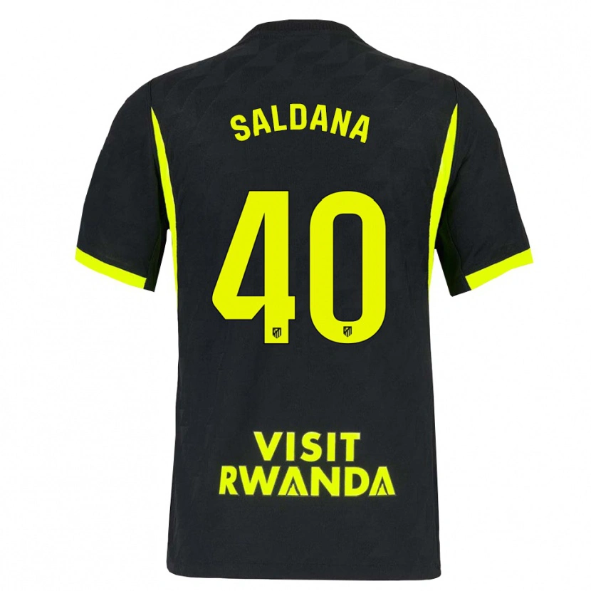 Danxen Uomo Maglia Jose Saldana #40 Verde Brillante Nero Kit Gara Away 2026/27 Maglietta