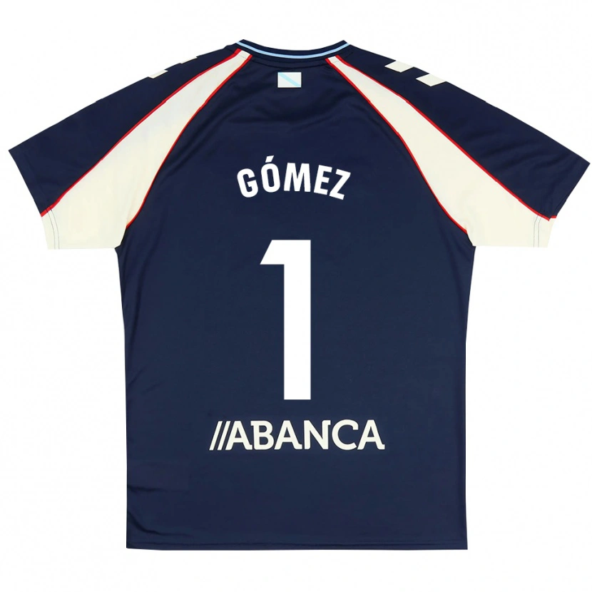 Danxen Uomo Maglia Nuria Gómez #1 Blu Reale Rosso Bianco Kit Gara Away 2026/27 Maglietta