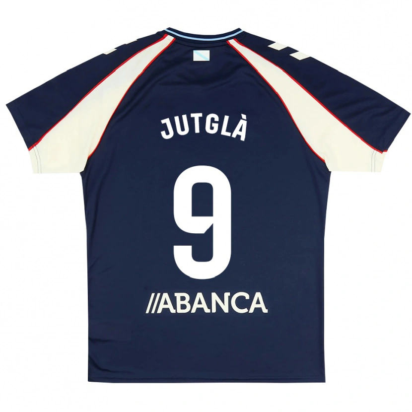 Danxen Uomo Maglia Ferran Jutglà #9 Blu Reale Rosso Bianco Kit Gara Away 2026/27 Maglietta
