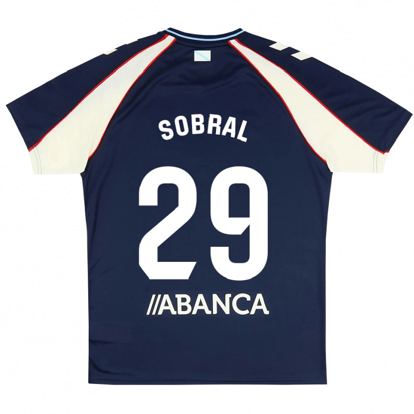 Danxen Uomo Maglia Mateo Sobral #29 Blu Reale Rosso Bianco Kit Gara Away 2026/27 Maglietta