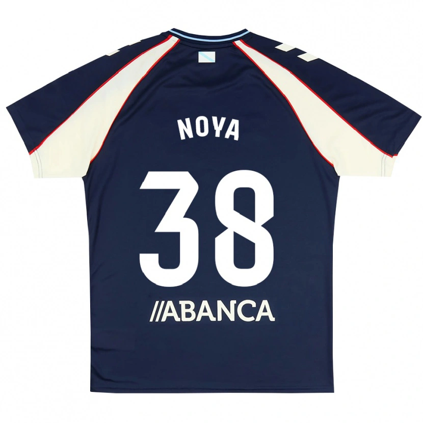 Danxen Uomo Maglia Dani Noya #38 Blu Reale Rosso Bianco Kit Gara Away 2026/27 Maglietta
