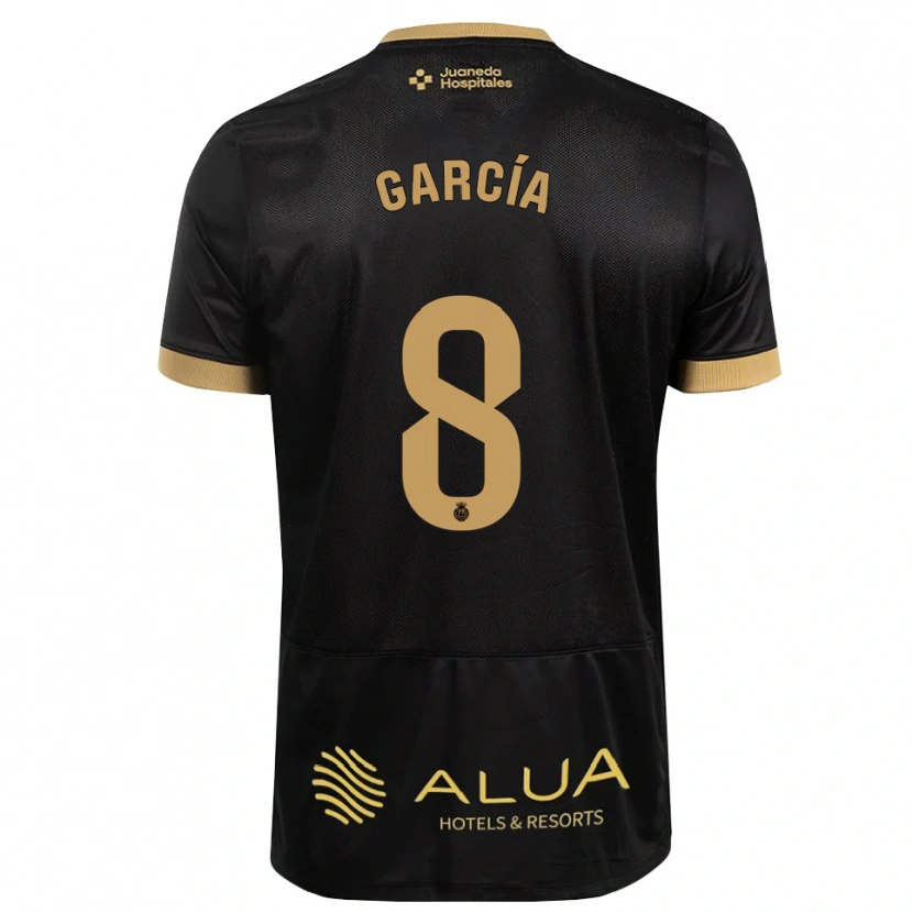 Danxen Uomo Maglia Jandro García #8 Nero Marrone Sabbia Legno Robusto Kit Gara Away 2026/27 Maglietta