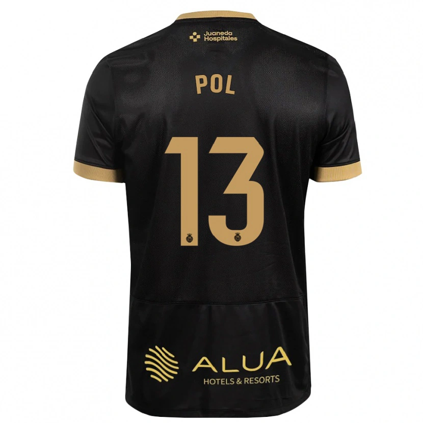 Danxen Uomo Maglia Joan Pol #13 Nero Marrone Sabbia Legno Robusto Kit Gara Away 2026/27 Maglietta