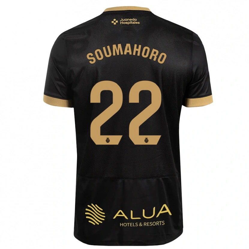 Danxen Uomo Maglia Aboubaka Soumahoro #22 Nero Marrone Sabbia Legno Robusto Kit Gara Away 2026/27 Maglietta