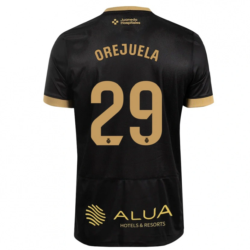 Danxen Uomo Maglia Luis Orejuela #29 Nero Marrone Sabbia Legno Robusto Kit Gara Away 2026/27 Maglietta