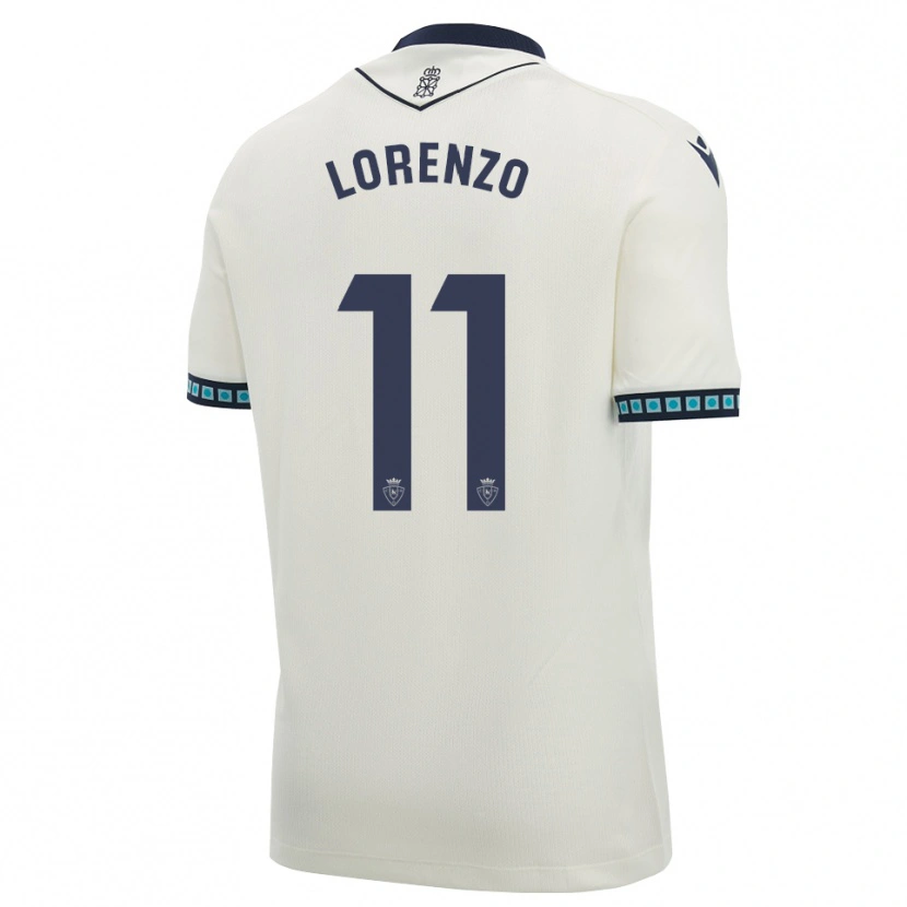 Danxen Uomo Maglia Nowend Lorenzo #11 Bianco Nero Azzurro Chiaro Kit Gara Away 2026/27 Maglietta