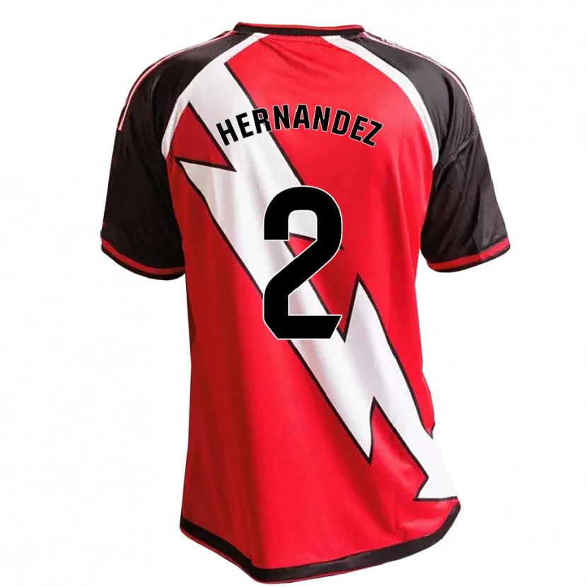 Danxen Uomo Maglia Marco Hernández #2 Rosso Nero Bianco Kit Gara Away 2026/27 Maglietta