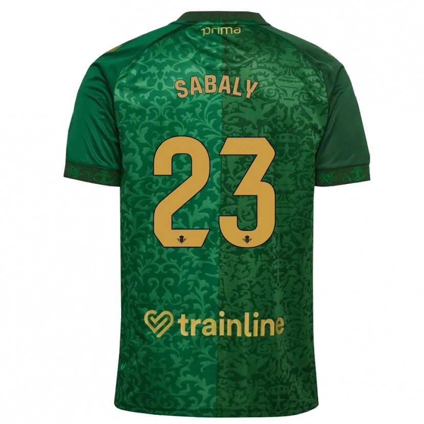Danxen Uomo Maglia Youssouf Sabaly #23 Verde Foresta Marrone Dorato Scuro Kit Gara Away 2026/27 Maglietta