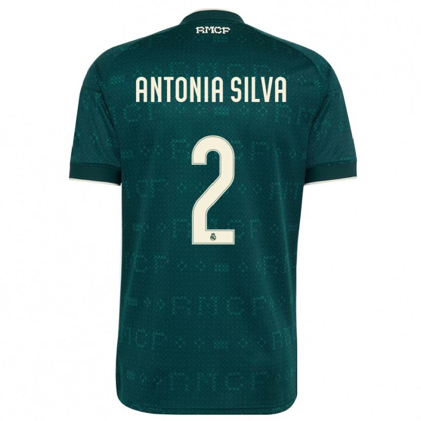 Danxen Uomo Maglia Antônia Silva #2 Grigio Ardesia Scuro Bianco Kit Gara Away 2026/27 Maglietta