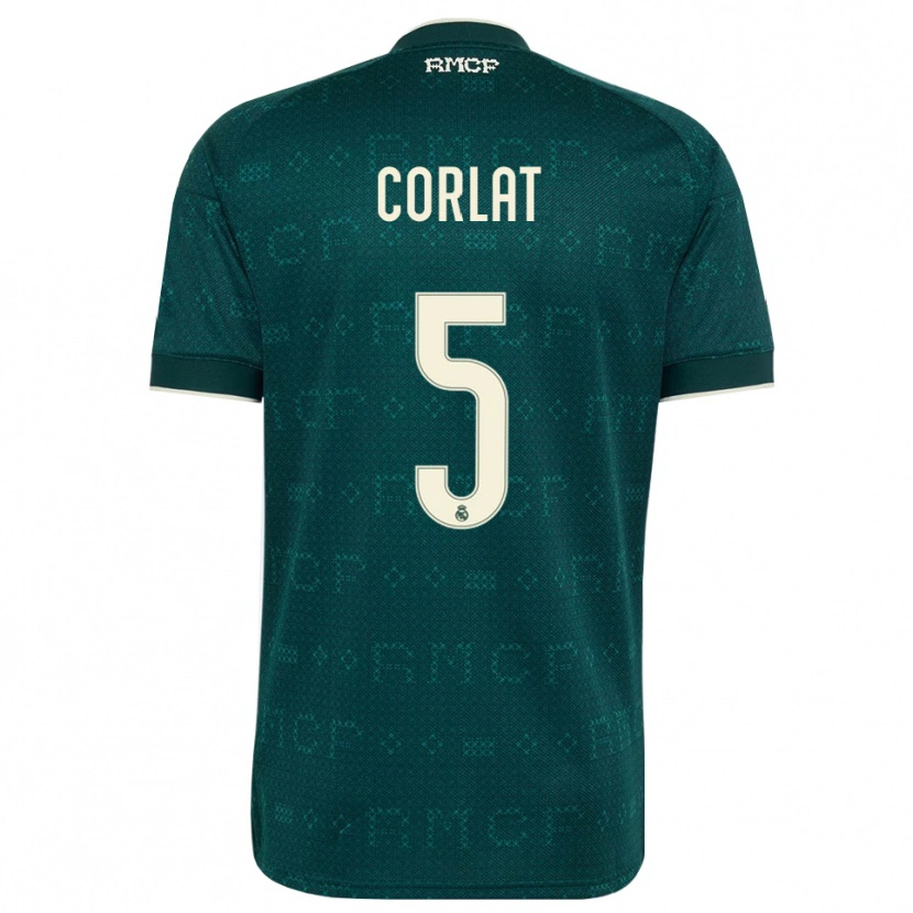 Danxen Uomo Maglia Edu Corlat #5 Grigio Ardesia Scuro Bianco Kit Gara Away 2026/27 Maglietta
