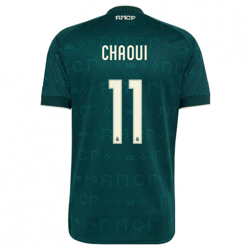 Danxen Uomo Maglia Omar Chaoui #11 Grigio Ardesia Scuro Bianco Kit Gara Away 2026/27 Maglietta