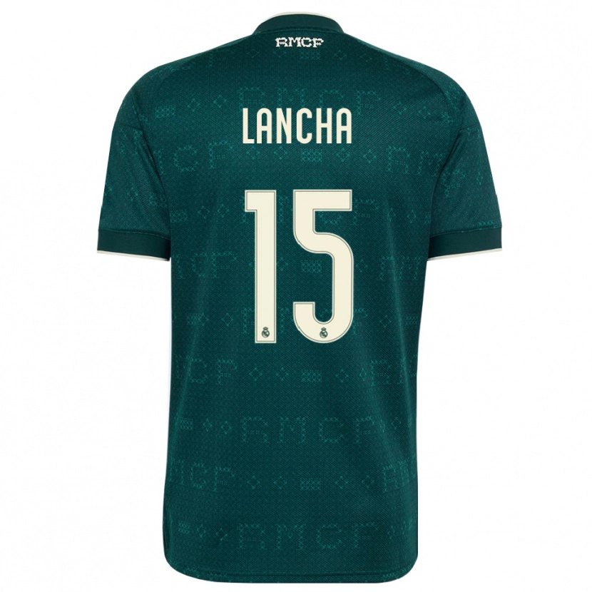 Danxen Uomo Maglia Yeray Lancha #15 Grigio Ardesia Scuro Bianco Kit Gara Away 2026/27 Maglietta