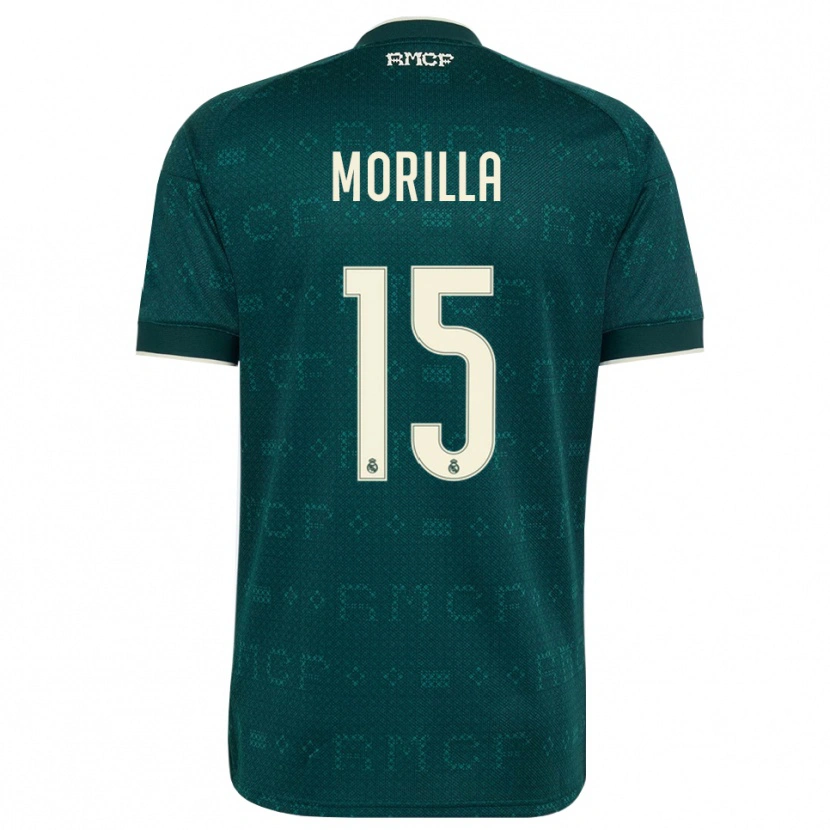 Danxen Uomo Maglia Jairo Morilla #15 Grigio Ardesia Scuro Bianco Kit Gara Away 2026/27 Maglietta