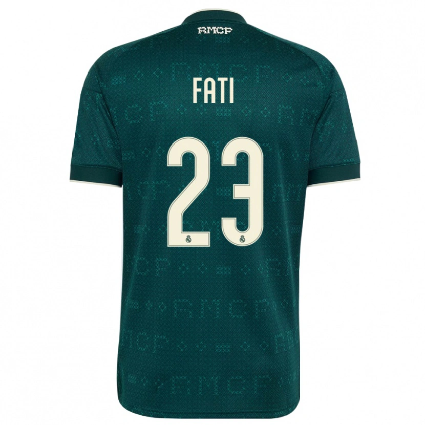 Danxen Uomo Maglia Lamini Fati #23 Grigio Ardesia Scuro Bianco Kit Gara Away 2026/27 Maglietta
