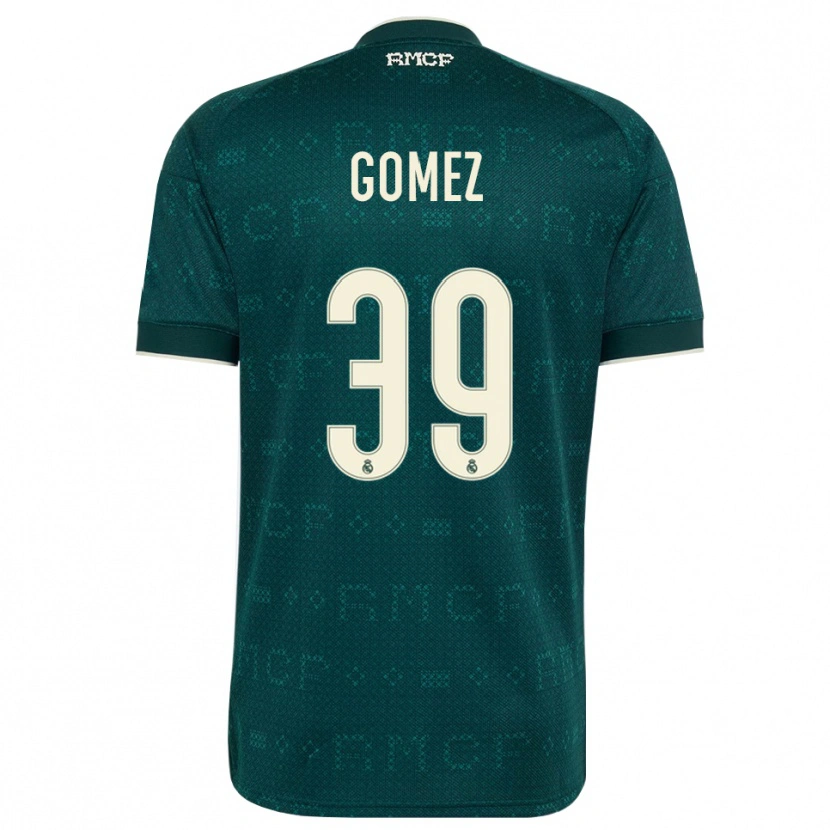 Danxen Uomo Maglia Eric Gomez #39 Grigio Ardesia Scuro Bianco Kit Gara Away 2026/27 Maglietta
