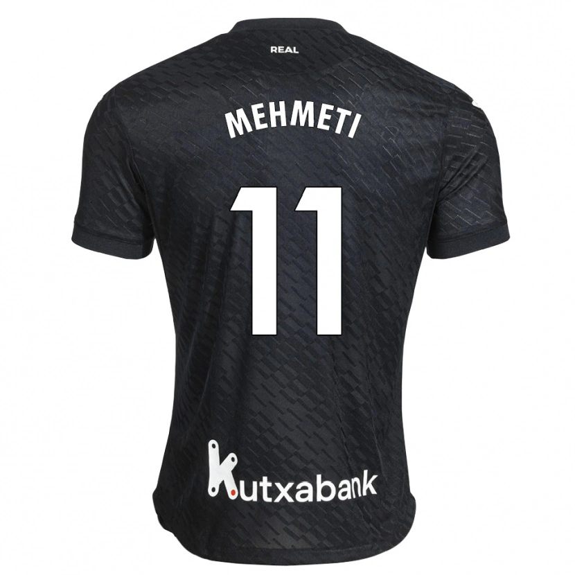 Danxen Uomo Maglia Dion Mehmeti #11 Nero Bianco Kit Gara Away 2026/27 Maglietta