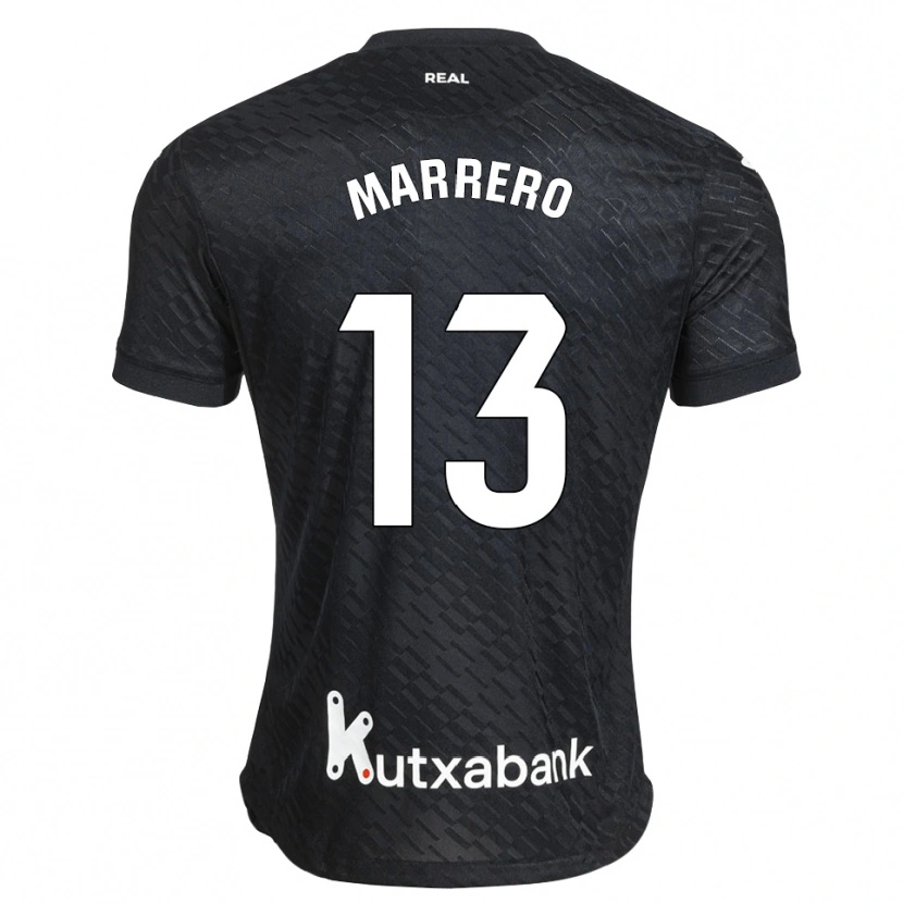 Danxen Uomo Maglia Unai Marrero #13 Nero Bianco Kit Gara Away 2026/27 Maglietta