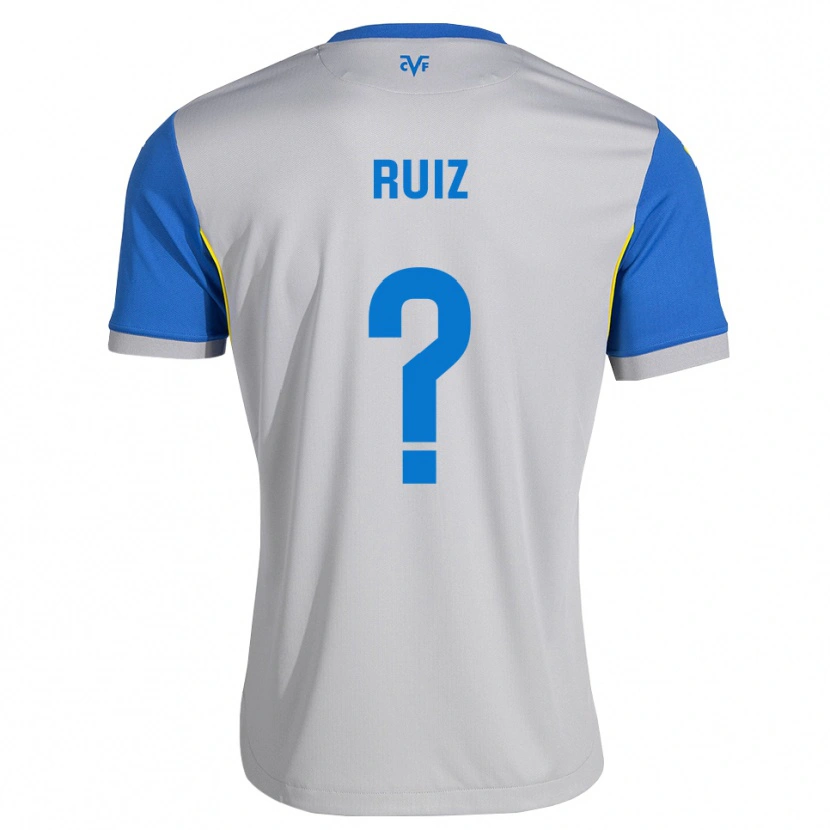 Danxen Uomo Maglia Aarón Ruiz #0 Blu Schiarente Grigio Kit Gara Away 2026/27 Maglietta