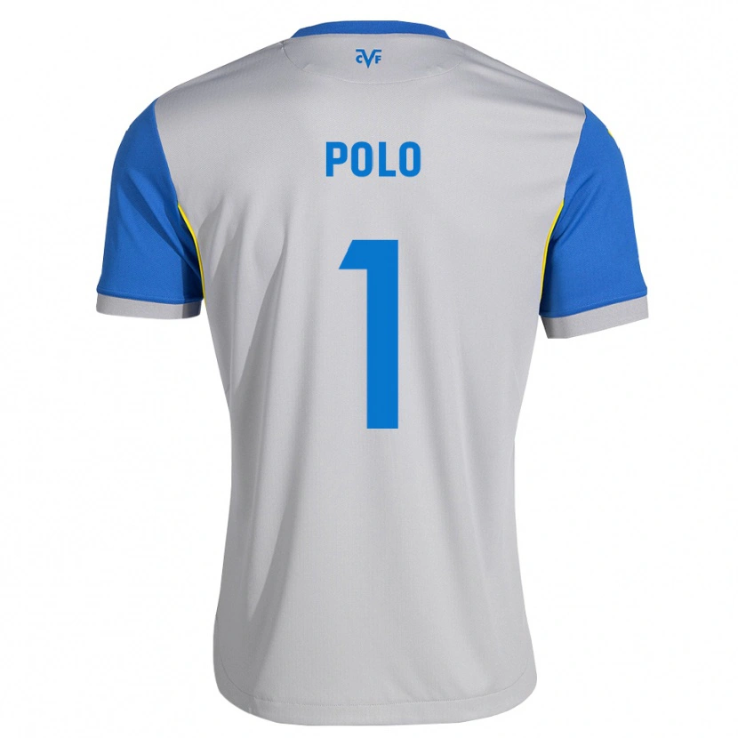 Danxen Uomo Maglia Pau Polo #1 Blu Schiarente Grigio Kit Gara Away 2026/27 Maglietta