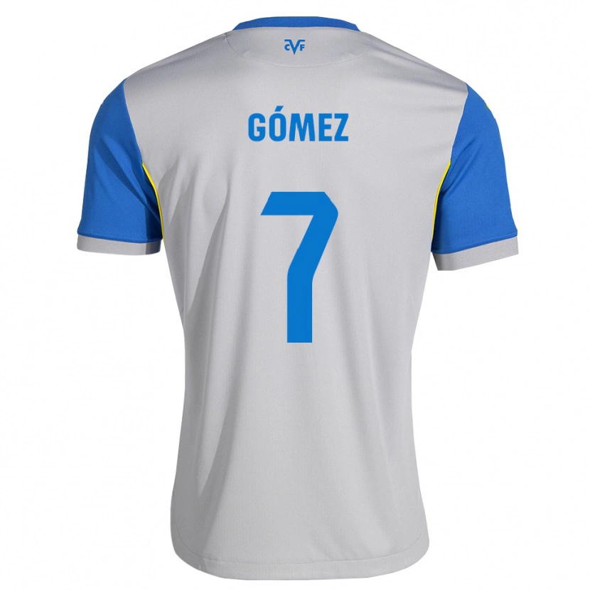 Danxen Uomo Maglia Valen Gómez #7 Blu Schiarente Grigio Kit Gara Away 2026/27 Maglietta