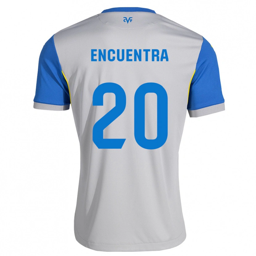 Danxen Uomo Maglia Jan Encuentra #20 Blu Schiarente Grigio Kit Gara Away 2026/27 Maglietta