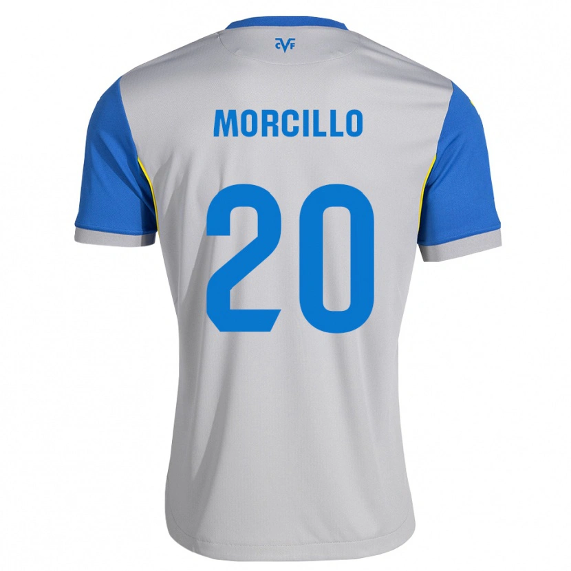 Danxen Uomo Maglia Raquel Morcillo #20 Blu Schiarente Grigio Kit Gara Away 2026/27 Maglietta